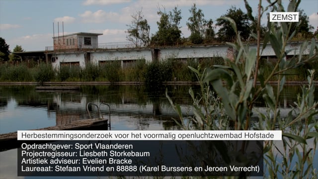 Video van het winnende ontwerp voor de Meesterproef 2017_03 Openluchtzwembad Hofstade